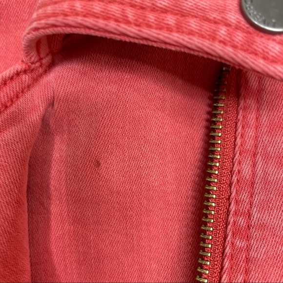 Stitch Fix l Liverpool Bradford Moto Denim Jacket in Coral Fins, Small - Picture 12 of 12